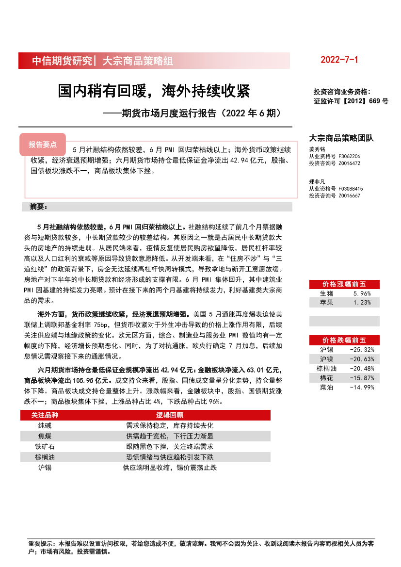 期货市场月度运行报告（ 2022年6期）：国内稍有回暖，海外持续收紧-20220701-中信期货-16页期货市场月度运行报告（ 2022年6期）：国内稍有回暖，海外持续收紧-20220701-中信期货-16页_1.png